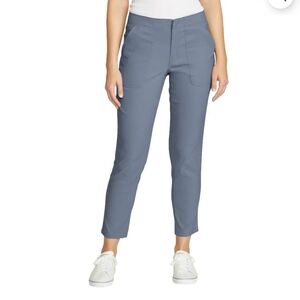 Eddie Bauer Horizon Straight Ankle Pants Blue